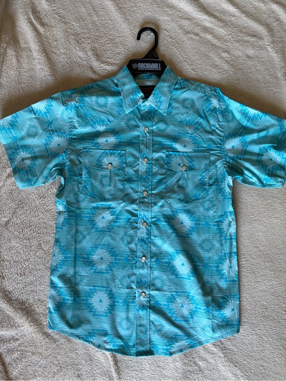 Boys Rock and Roll western shirt